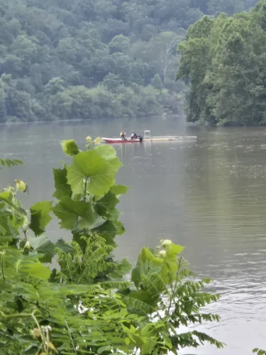 Winfield VFD recovers wayward park fixture